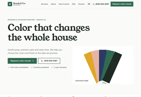 Brush & Co.: Color that changes the whole house