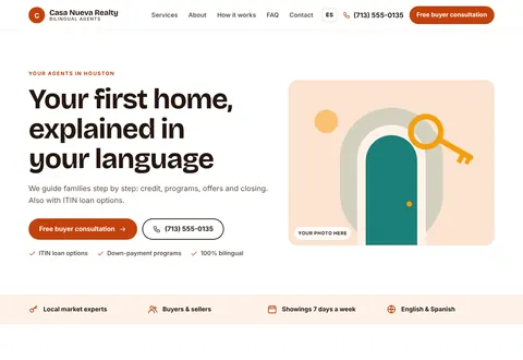 Casa Nueva Realty: Your first home, explained in your language