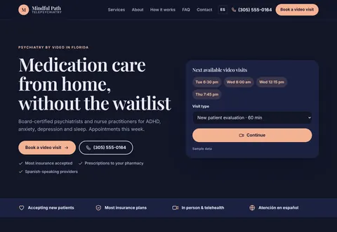 Mindful Path: Medication care from home, without the waitlist