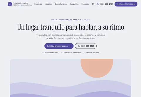 Stillwater Counseling: Un lugar tranquilo para hablar, a su ritmo